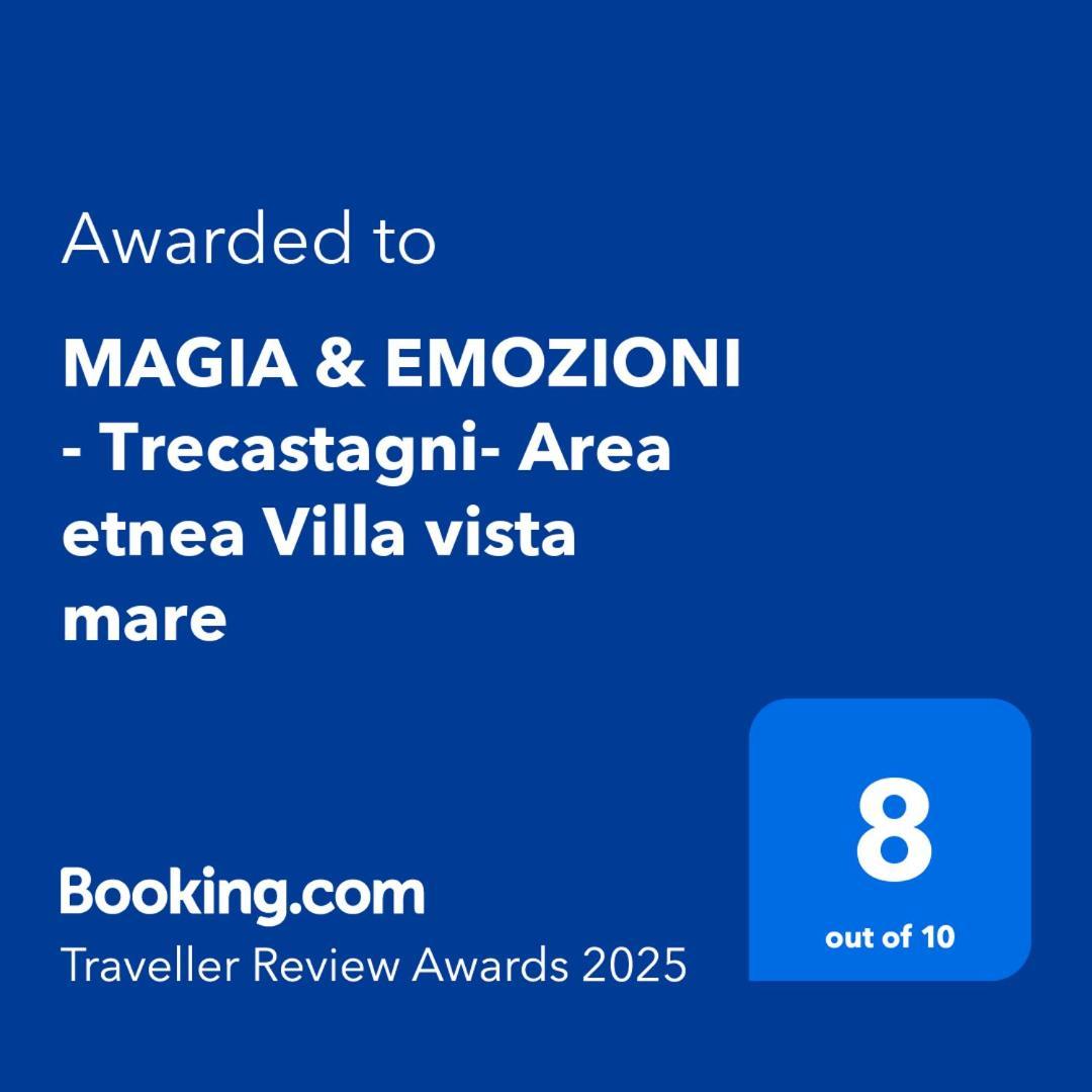 Magia & Emozioni - Trecastagni- Area Etnea Villa Vista Mare Exteriör bild